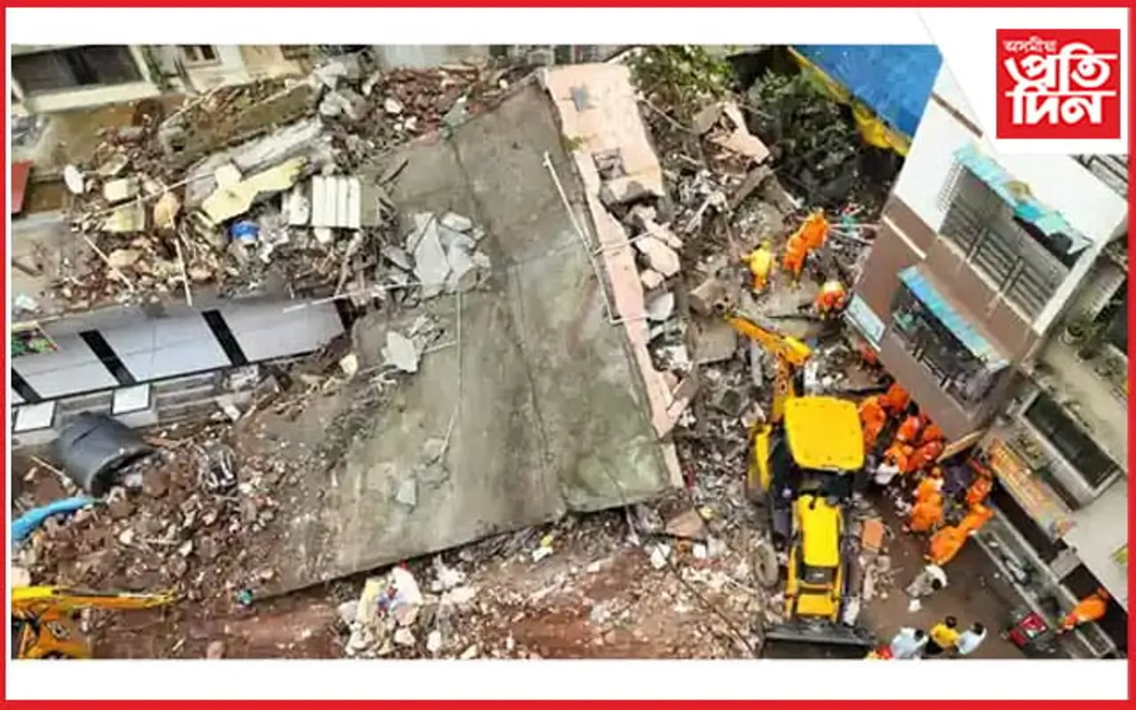 বৰষুণৰ মাজতে ভাঙি পৰিল অট্টালিকাঃ ভগ্নস্তূপত আৱদ্ধ ২ জন বাসিন্দা...